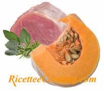 Polpa di maiale e zucca